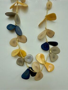 Handmade Natural TAGUA Nut Slice Necklace